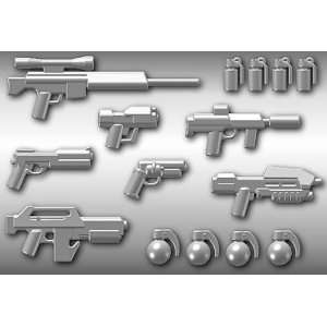  BrickArms Exclusive Lego Style Sci Fi Weapons Pack (9 