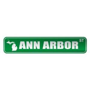   ANN ARBOR ST  STREET SIGN USA CITY MICHIGAN: Home 