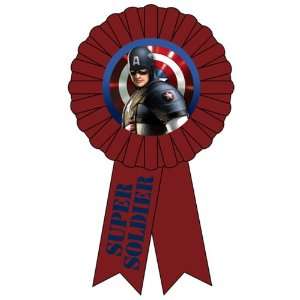   Lets Party By Hallmark Captain America Award Ribbon 