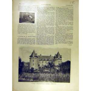  1908 Belle Bois Dormant Saintonge Roche Courbon Castle 