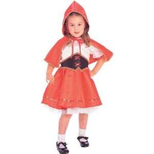  Lil Red Riding Hood Deluxe Toddler Halloween Costume Size 