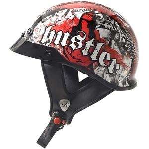  Rockhard Hustler Half Helmet   Medium/Hustler Automotive