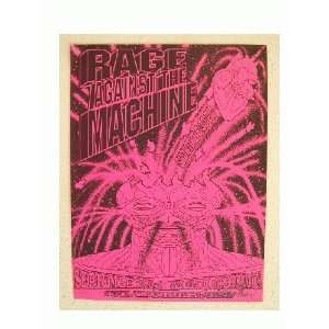  Rage Against The Machine Handbill Poster Very Old 