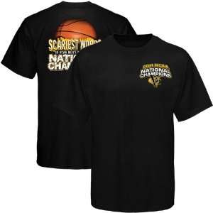   National Champions Scariest Words T shirt   Black: Sports & Outdoors
