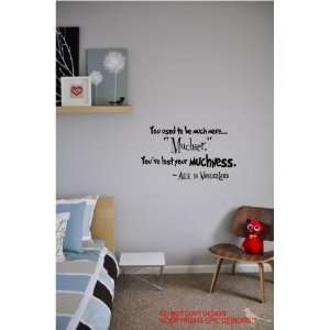   muchness. cute Wall art Wall sayings Wall quote decal: Home & Kitchen