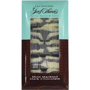 Yves Thuries Marbled Dark Chocolate with Mint:  Grocery 