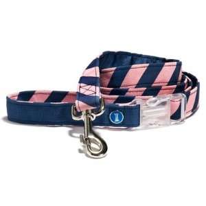   OSRL027 04 Old School Repp Pet Lead in Navy and Pink Size: Large: Baby