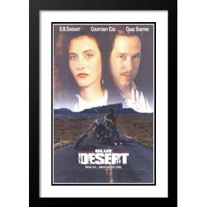  Blue Desert 20x26 Framed and Double Matted Movie Poster 
