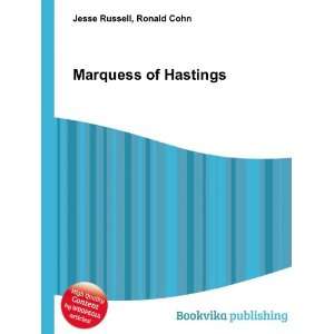  Marquess of Hastings Ronald Cohn Jesse Russell Books