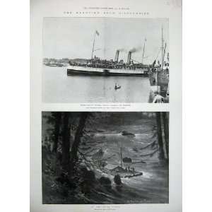   1897 Klondike Gold Mining Yukon River Ship Excelsior