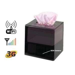  SPY TISSUE BOX  WIFI  WATCH LIVE ANYWHERE IN THE WORLD 