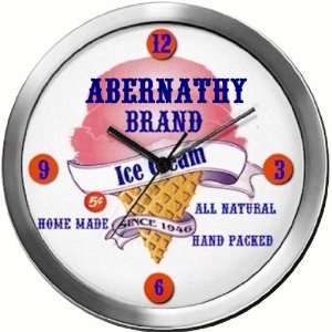  ABERNATHY 14 Inch Ice Cream Metal Clock Quartz Movement 