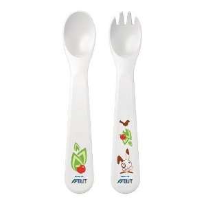  Avent Toddler Fork and Spoon 12m+ Baby
