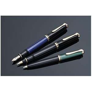  Pelikan Souveran 600 Fountain Pen   Green/Black, Medium 