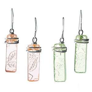  Depression Glass Earrings: Home & Kitchen