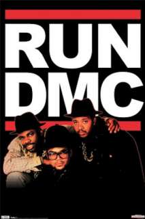 MUSIC POSTER ~ RUN DMC TRIO Jam Master Jay D.M.C. Rap  