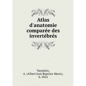  Atlas danatomie comparÃ©e des invertÃ©brÃ©s A. (Albert 