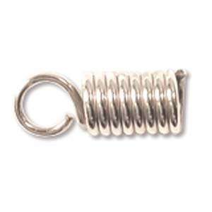   Plated 2.65mm Spring Cord Coil End (25) 38200: Arts, Crafts & Sewing