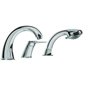   Handle Roman Tub Faucet G 3951 LM33 SN Satin Nickel: Home Improvement