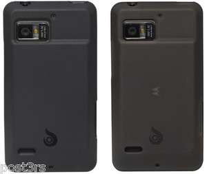   Extended Battery TPU Case Cover Motorola Droid Bionic Black or Smoke
