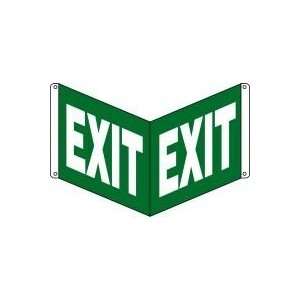 Exit & Entrance Projection Safety Signs, (8x18x9) 3D   8x12 Panel 