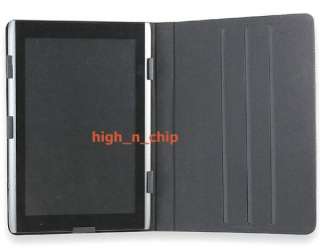 Leather Folio Skin Cover 4 Acer Iconia Tab A500 w/Angle  