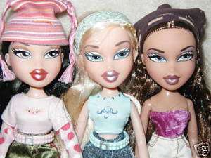 Bratz Dolls Original 2001  1st ever Cloe Jade Yasmin  