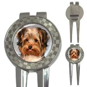  Yorkshire Terrier Puppy Dog 10 Golf 3 in 1 Divot Tool 