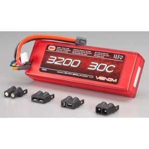   3S 11.1V 3200mAh 30C Hardcase Univ Plug Sys (R/C Cars) Toys & Games