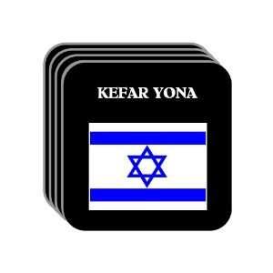  Israel   KEFAR YONA Set of 4 Mini Mousepad Coasters 