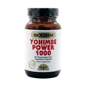  Biochem Yohimbe Power 1000 90 Veggie Capsules Health 