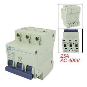  AC 400V Rated Voltage Three Pole 25A Circuit Breaker