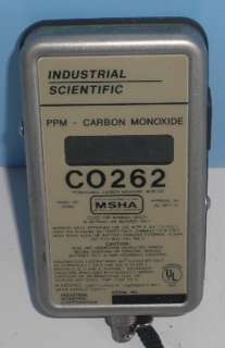 Industrial Scientific CO262 PPM Carbon Monoxide Monitor  