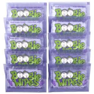  BOOGIE WIPES FOR NOSE GRAPE Size 10 Health & Personal 
