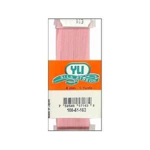  YLI Pure Silk Ribbon 4 mm 5 yd Light Mauve
