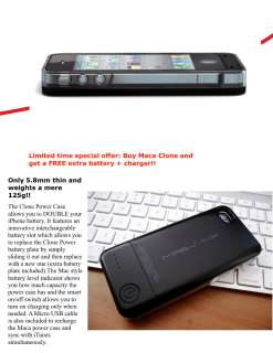 MiPow Clone 1500 Power Case for iPhone 4  