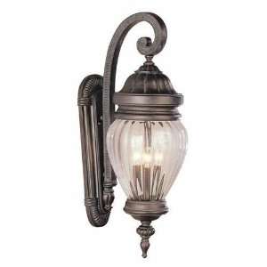 Trans Globe 4444 AP Antique Pewter 3 Light Outdoor Wall Sconce 4444