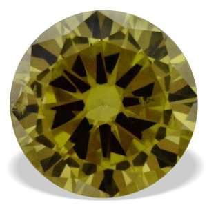   17 Ctw Round Shape Canary Yellow Real Loose Diamond For Ring Jewelry