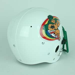 1976   81 Hawaii Rainbows Suspension Football Helmet  