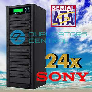 10 SATA SONY DVD/CD Duplicator 250GB Hard Drive+USB  