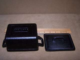 MINI CAST IRON BAKING BREAD LOAF PAN, CAMPING, HUNTING, SOUP STEW 