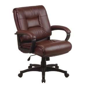  Mid Back Executive Leather Chair EX 5161: Office Products