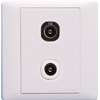 e2032vtvfm 2 gang 75 ohm tv fm socket outlets typical usd 13 49