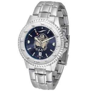 Georgetown Hoyas NCAA Anochrome Competitor Mens Watch (Steel Band)