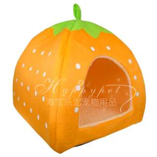 strewberry dog /cat pet house bed kennel sponge cute 4 color super 