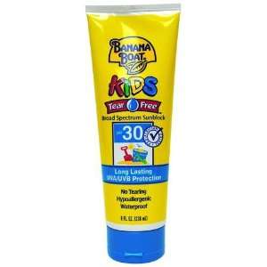    Banana Boat Kids SPF#30 Tear Free Sunblock Lotion 8 oz. Beauty