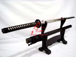 clay tempered straight blade battle ready ninja katana sword  