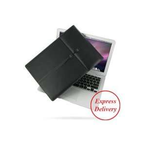 PDair Black E01 Leather case for Apple MacBook Air 13.3 (Released in 