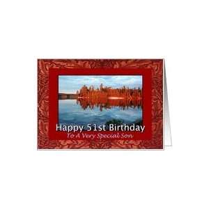  51st Birthday Son Sunrise Reflections Card Toys & Games