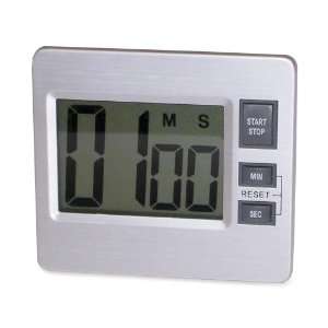 Tatco Products 52410 Digital Timer, 3 3/8 in.x3/4 in.x3 in., Silver 